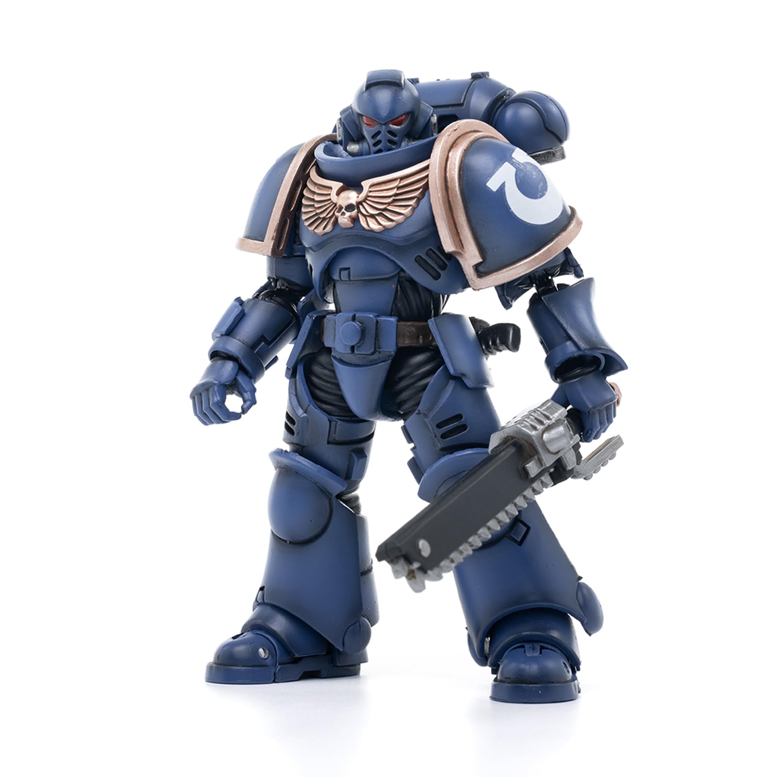 Pipigirl JoyToy 40K Space Marine Genuine License 1/18 Action Figure, Ultramarines Intercessors, 4.88 inch Models Space Marines Action Figures Kits (Ultramarines Intercessors)