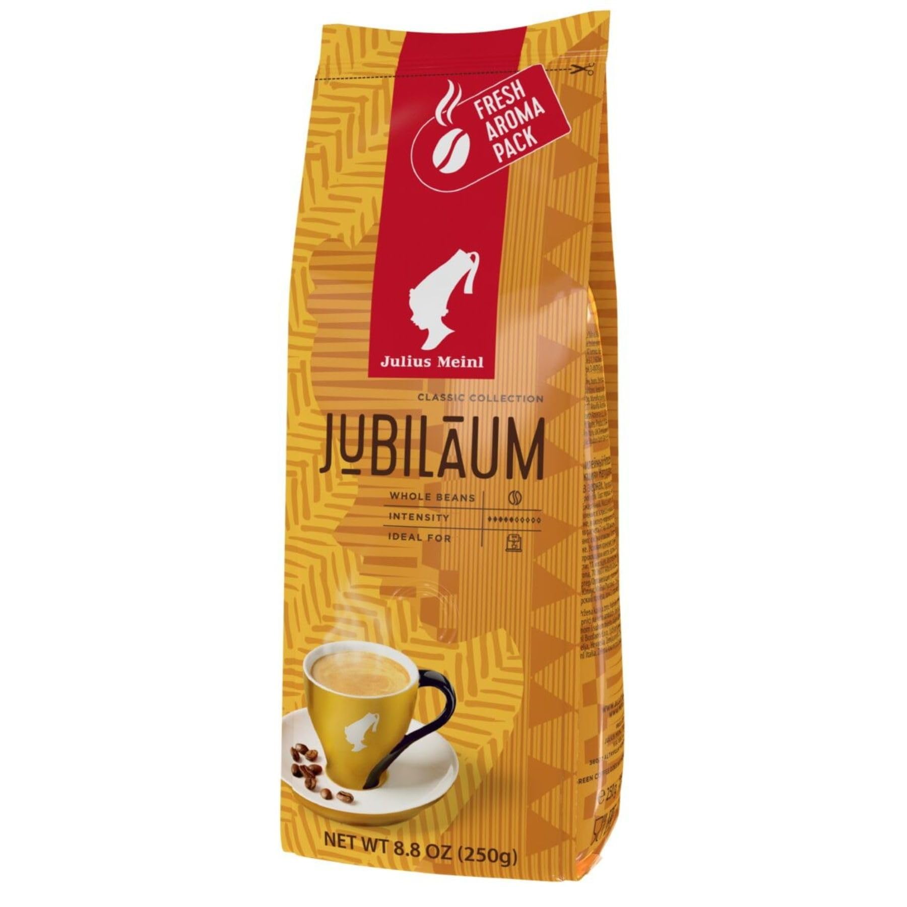 Julius MeinlJubilaum Classic Collection Coffee Beans, Intensity 5, 250g