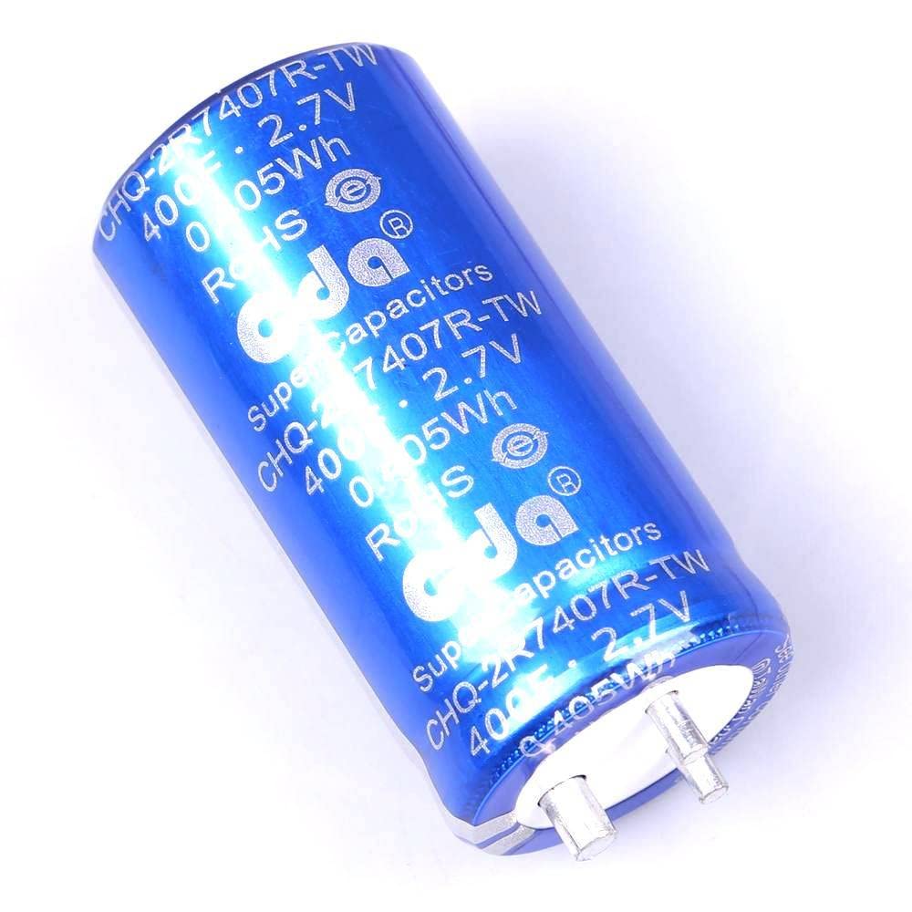 1 Pcs Super Capacitor 400F 2.7V Plug-in CHQ-2R7407R-TW-L3