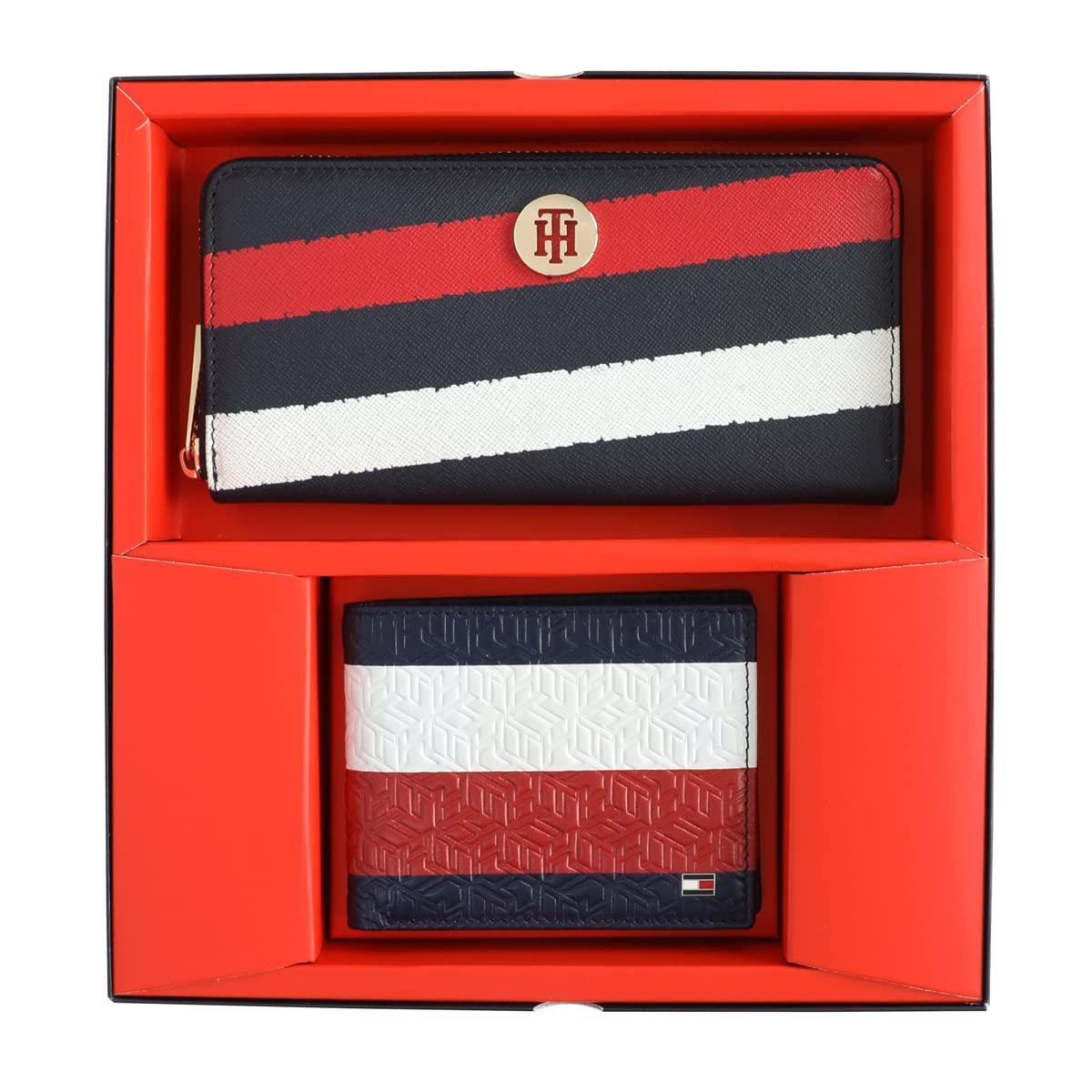 Tommy Hilfiger Nazare Leather Wallet & Handbag Gift Set for Unisex - Multicolor