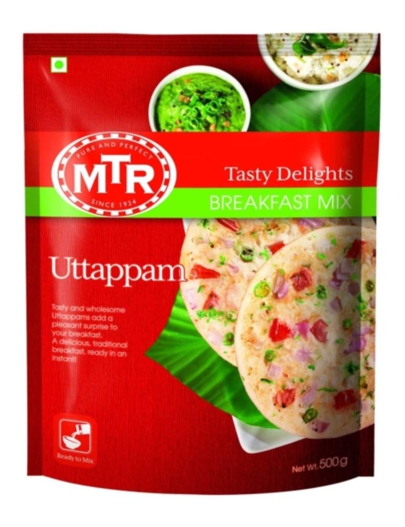 MTR Uttappam Mix 500g (Pack of 3) – Traditional South Indian Breakfast – Tasty and Healthy