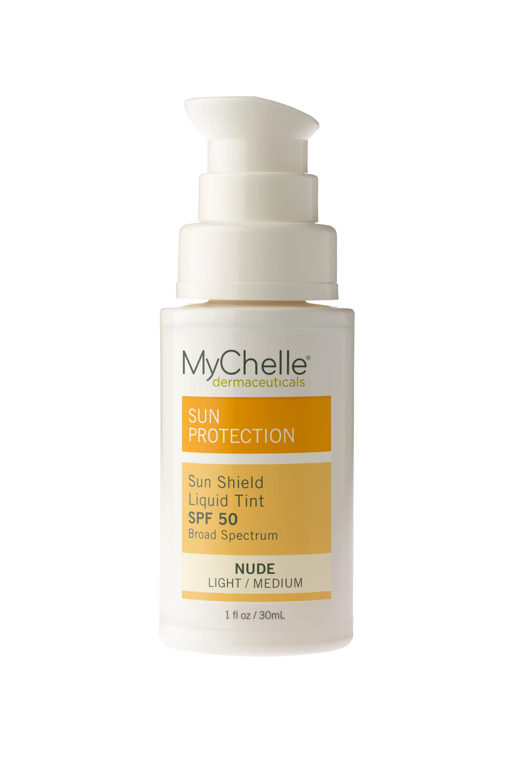 MyChelle Dermaceuticals Sun Shield Liquid SPF 50 Light/Medium, 1 Fl Oz