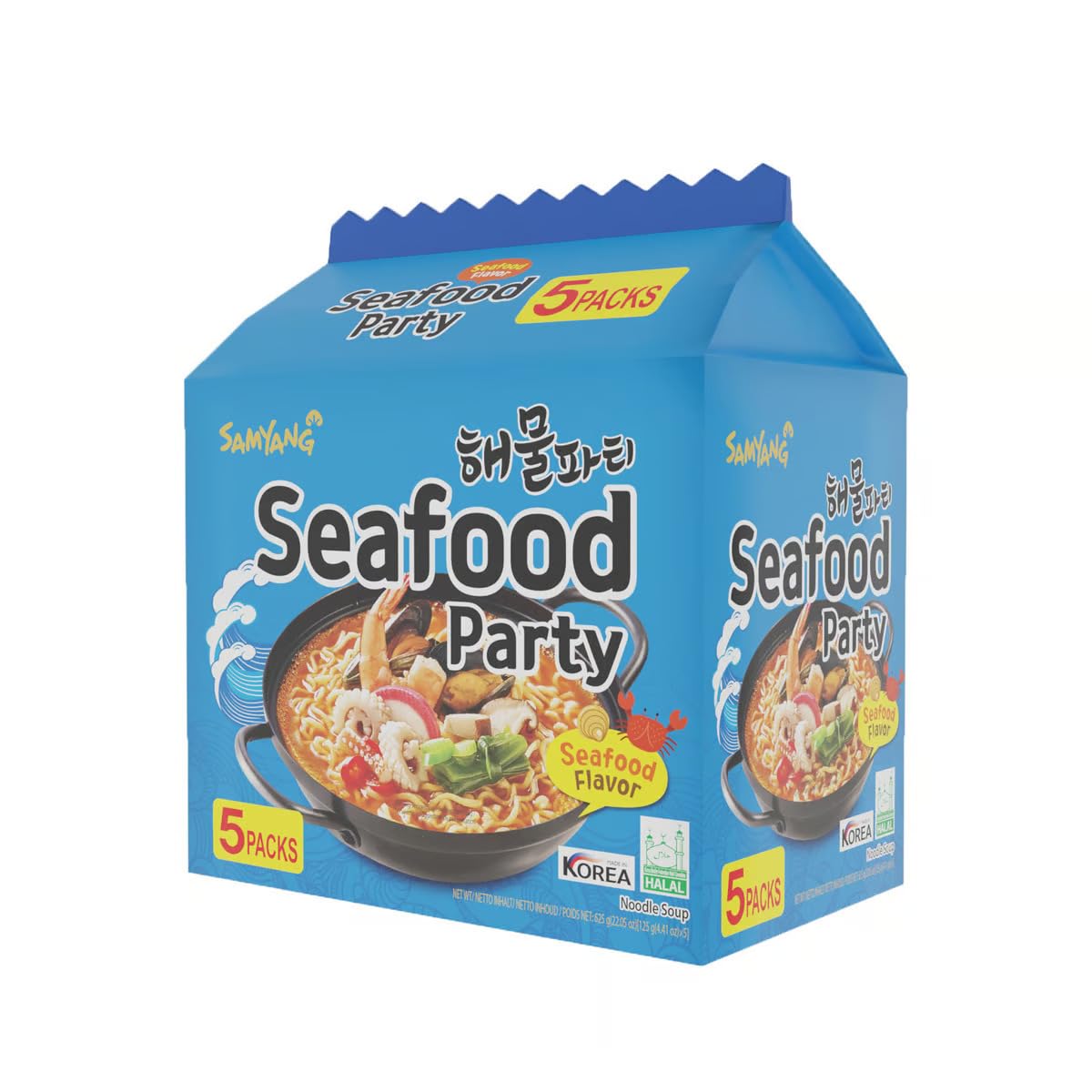 Samyang Seafood Party Noodle Soup 5 x 125g