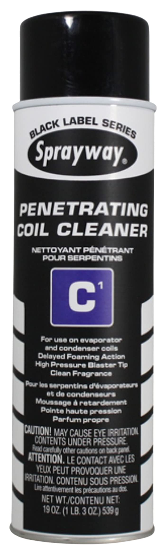 SpraywaySW287 Aerosol C1 Penetrating Coil Cleaner, 19 oz