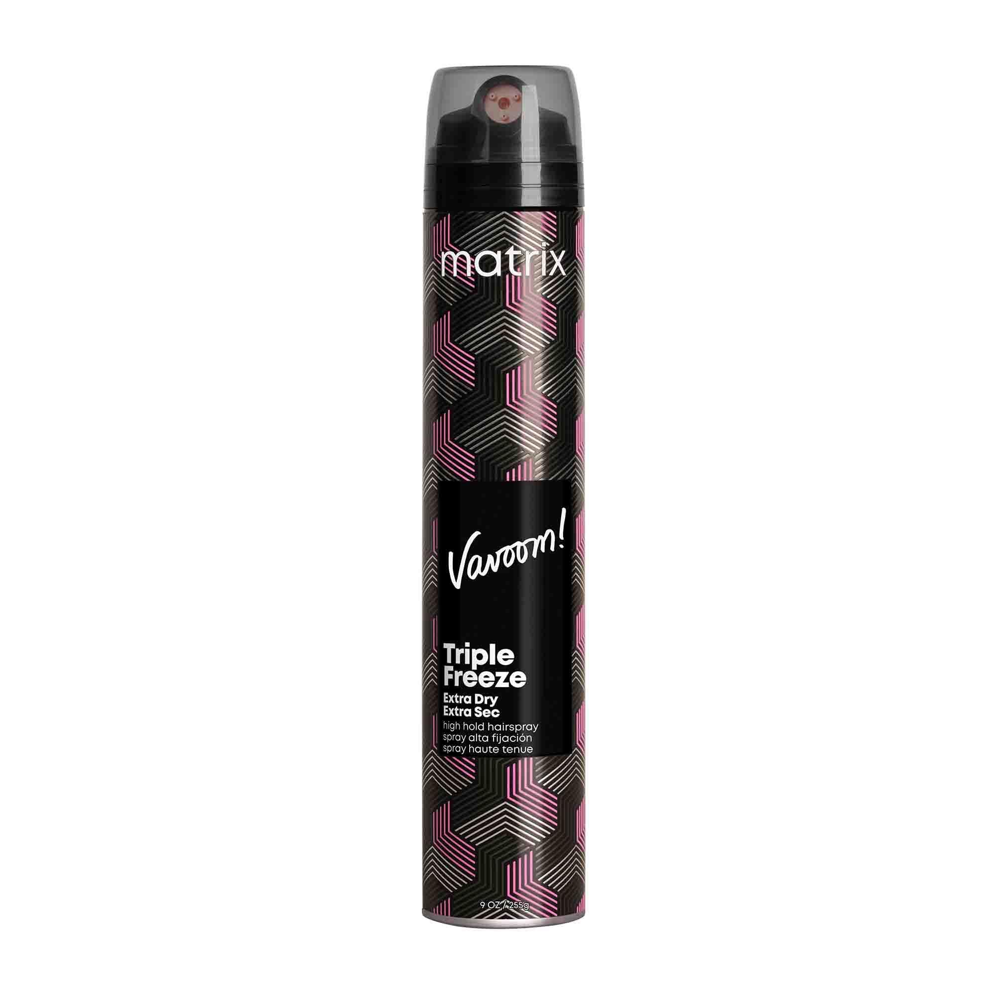 Matrix Vavoom Triple Freeze Extra Dry High Hold Hairspray, With An Ultra-Dry Mist For Long Lasting Lift, 300ml