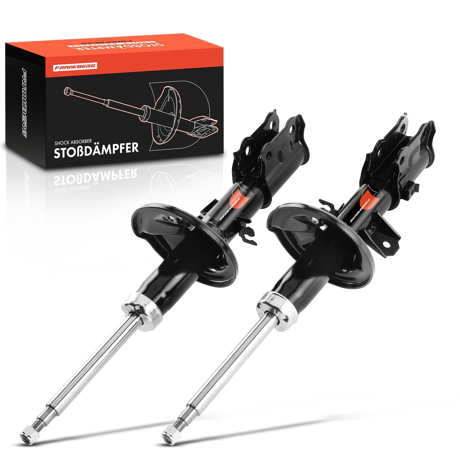 Frankberg 2 x Shock Absorbers Front Left Right Compatible with Getz TB 1.1L 1.3L 1.4L 1.5L 1.6L Hatchback 2002-2009 Replace# 546501C300