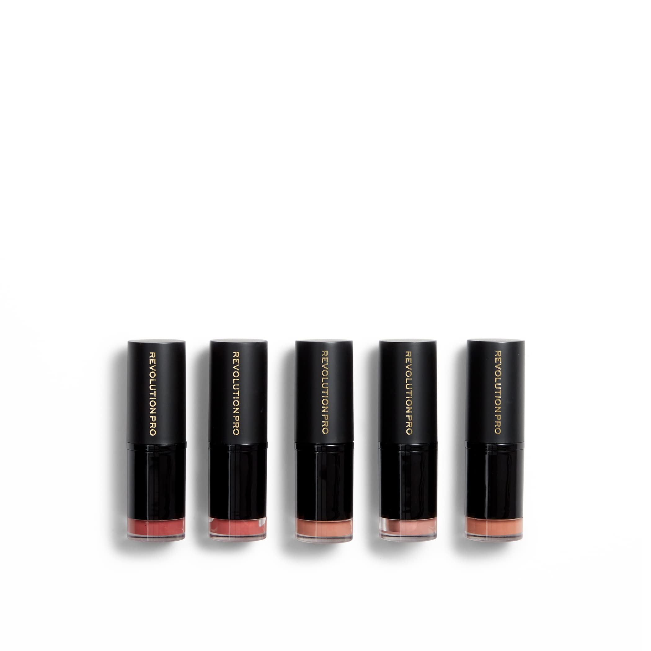 Revolution ProLipstick Collection 5pk Blushed Nudes