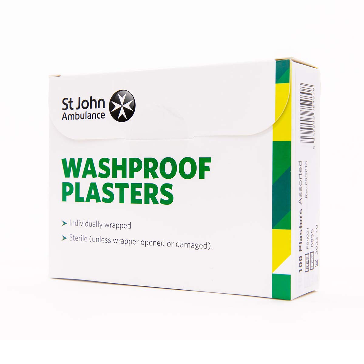 St John AmbulanceAssorted Washproof Plasters - Pack of 100