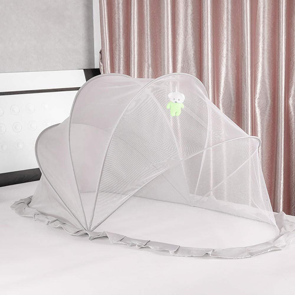 Huiiv Travel Cradle Bed/Crib,Portable Baby Mosquito Net,Children'S Sunscreen Tent, Baby Beach Mosquito Net, Baby Mobile Cradle Bed-D_95cm*45cm*47cm-S