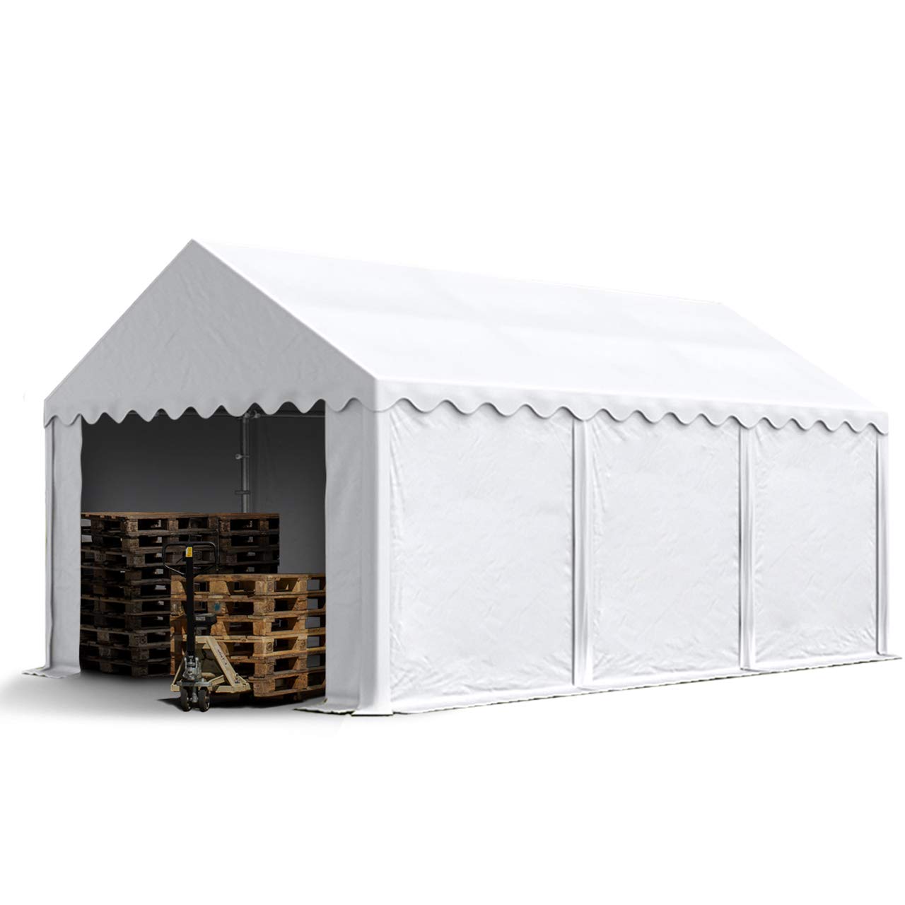 TOOLPORT Storage tent 3x6 m PVC 700 N waterproof shelter white