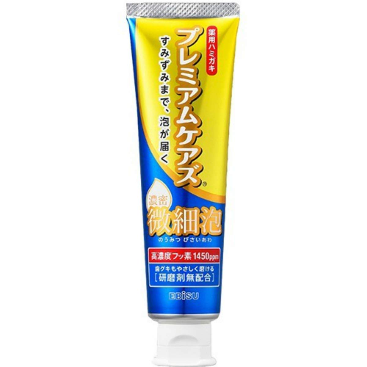 Ebisu EP-0120 Medicinal Toothpaste Premium Cares Dense fine foam 90g