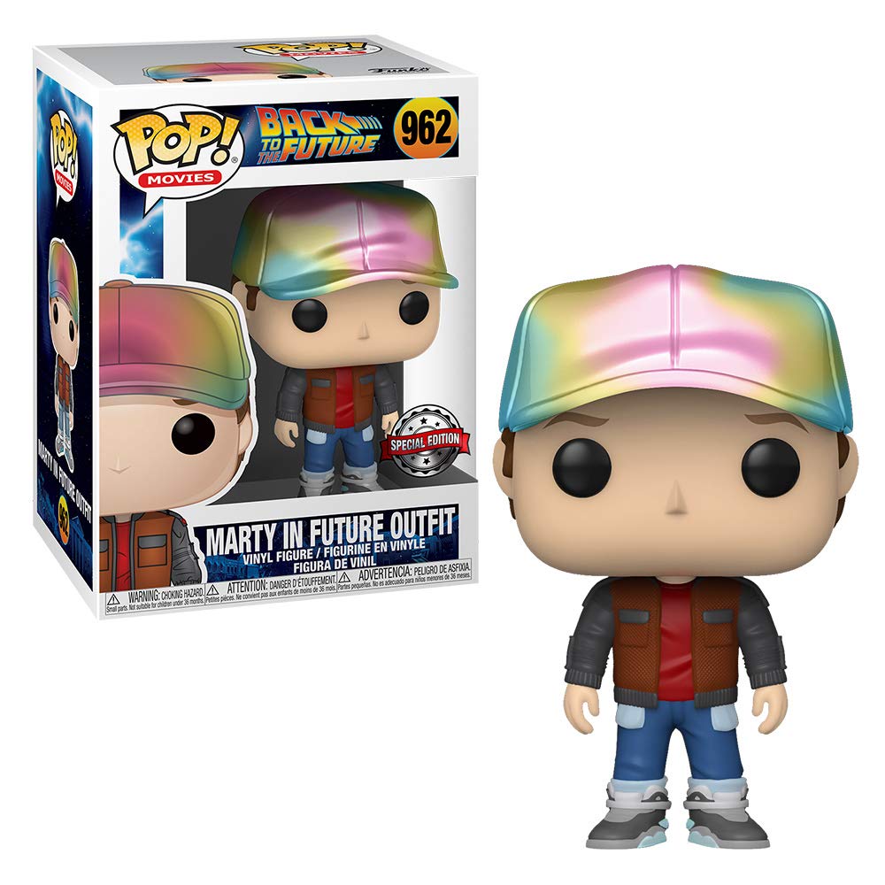 Funko POP! Movies: Back To The Future – Marty in Future Outfit Metallic – Special Edition Exclusive