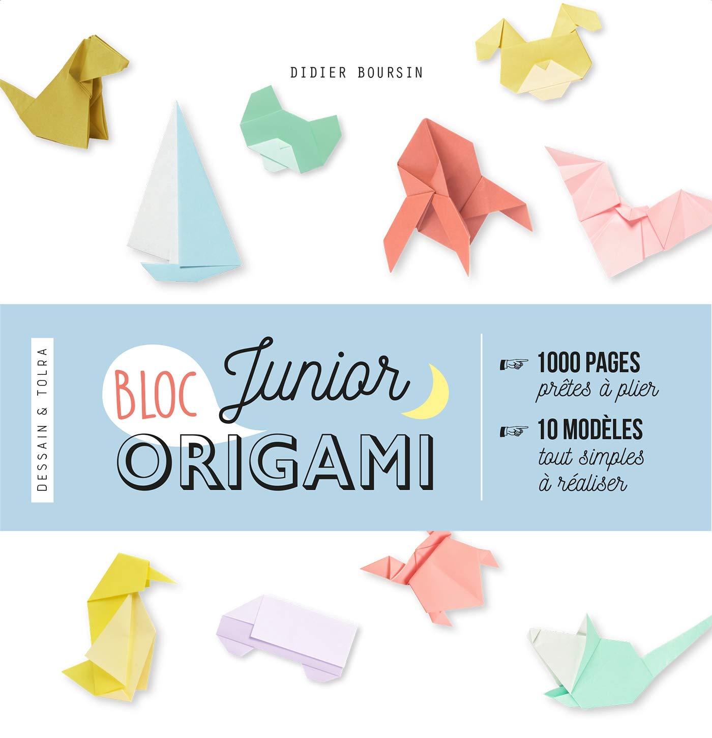 Happy origamis juniors: 1000 pages prêtes à plier et 10 modèles tout simpl