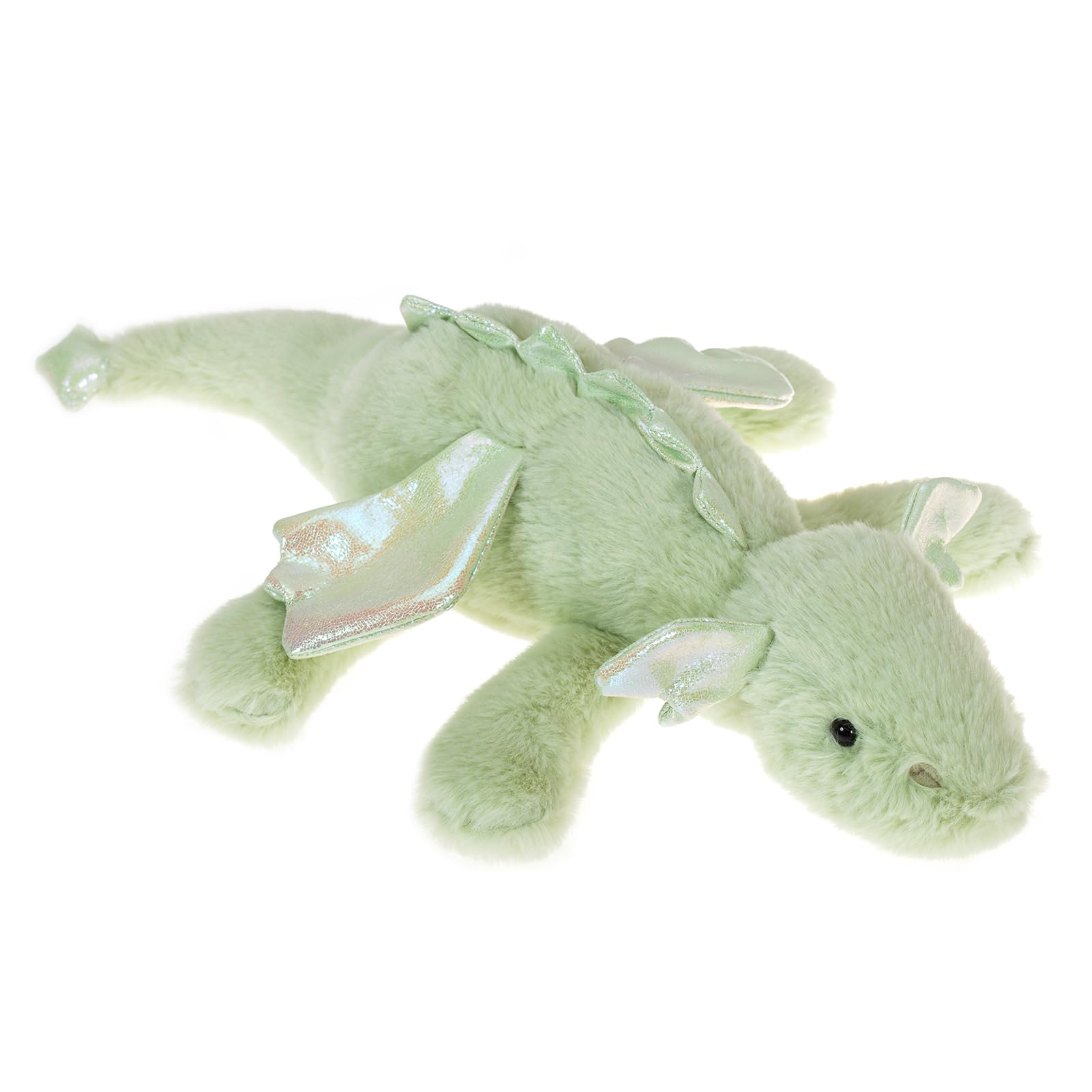 Apricot LambCute Toys Plush Green Lying Dragon Stuffed Animal Soft Cuddly Perfect for Kids 15 inches