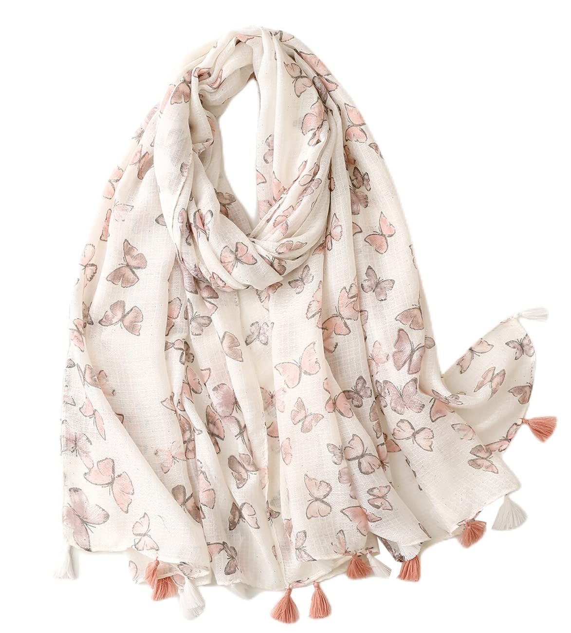 Women Scarf Soft Lightweight Large Floral Shawl Wraps for Ladies