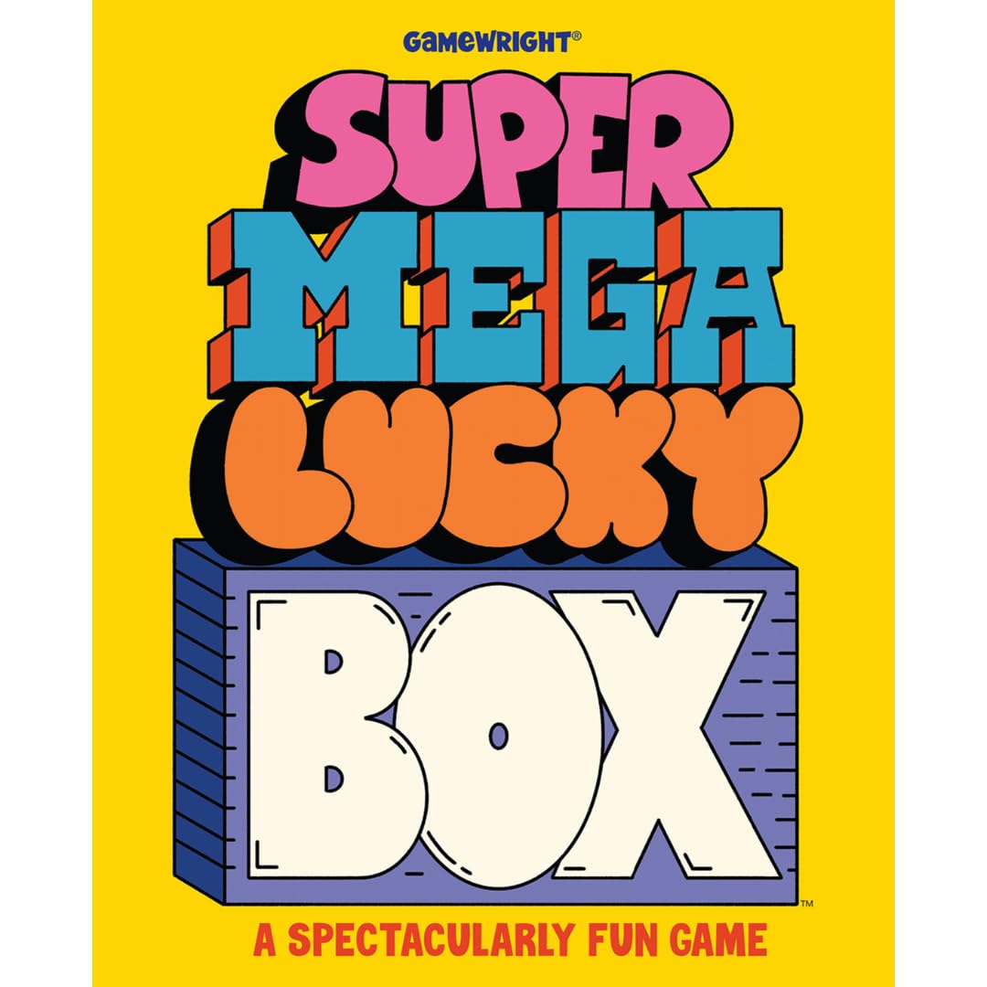 GamewrightSUPER MEGA LUCKY BOX - The Spectacularly Strategic Game of Probability, Plannning and a Touch of Luck! Cooperative, Excellent Multi-Player to Large Group Gameplay