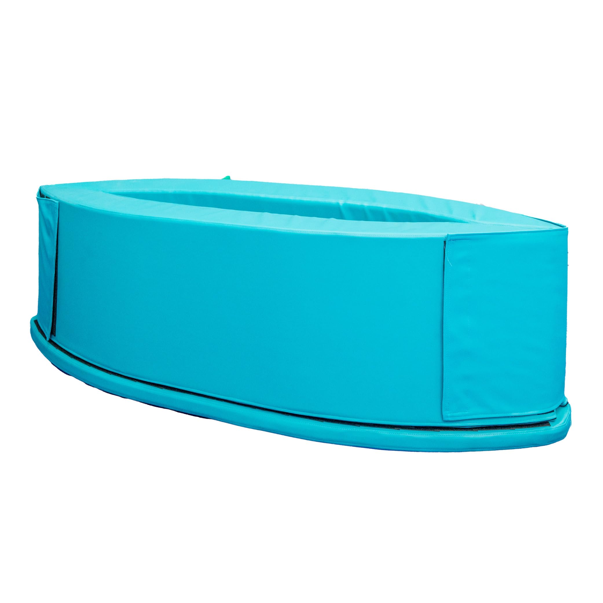 Fun and Function SensaSoft Compression Canoe - Deluxe, Adjustable, Foam Core Sensory Peapod - Sensory Canoe Provides Calming Pressure for Kids with Special Needs - for Ages 4+ - Teal