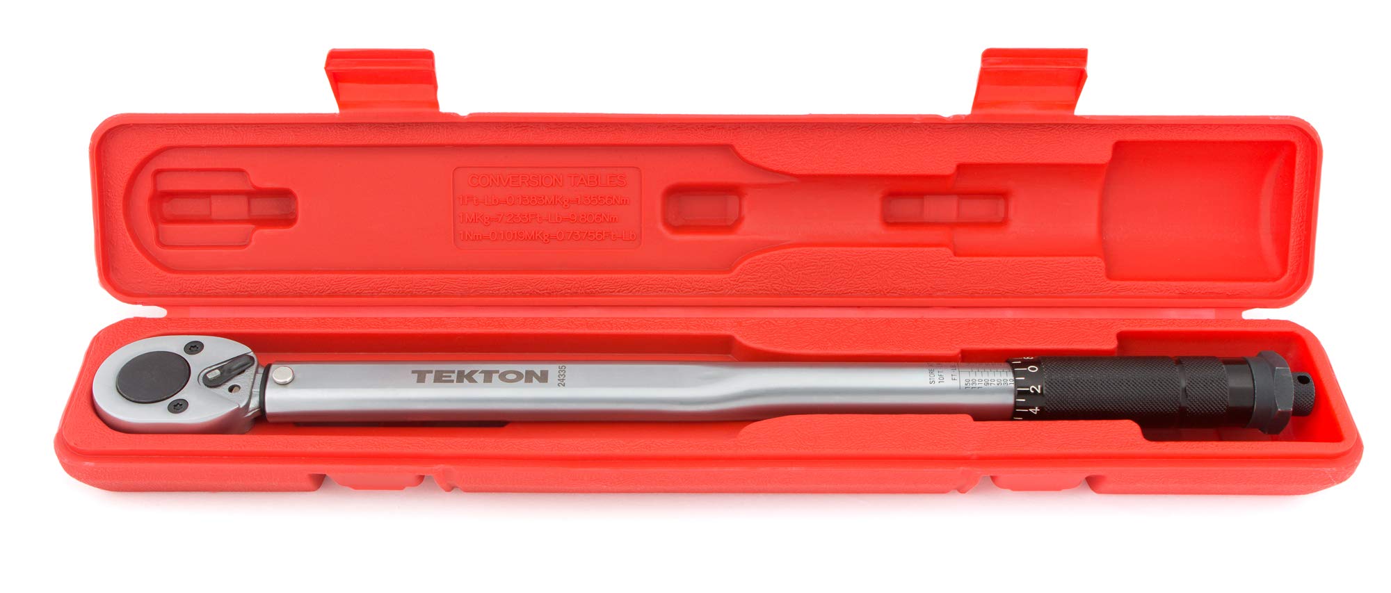 TEKTON 1/2 Inch Drive Click Torque Wrench (10-150 ft.-lb.) | 24335