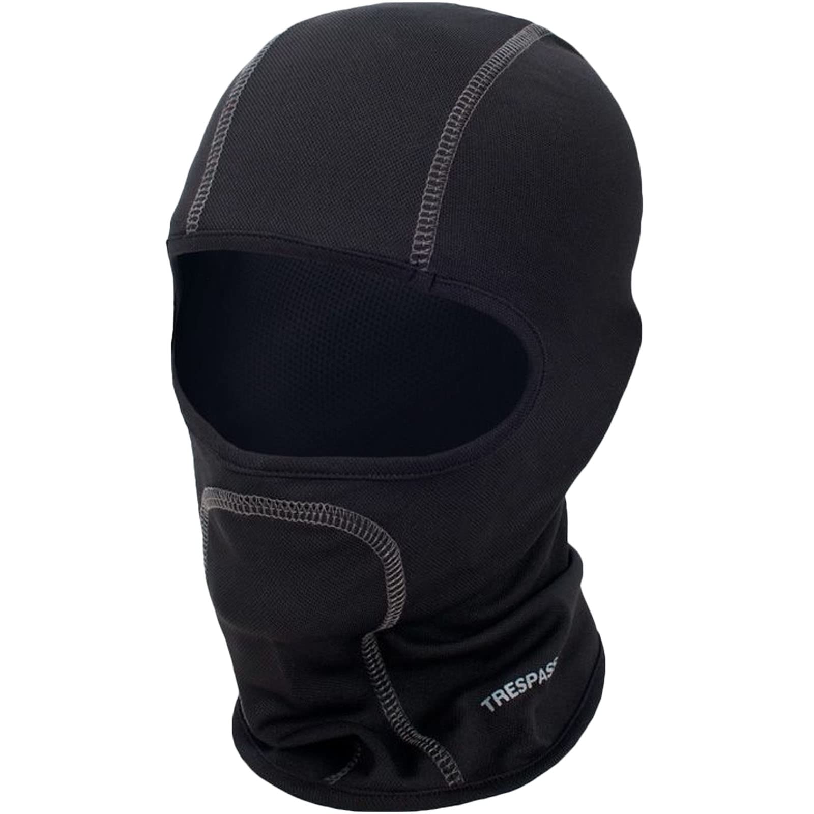 TrespassMoulder Kids Black Balaclava Lightweight Breathable Face Mask