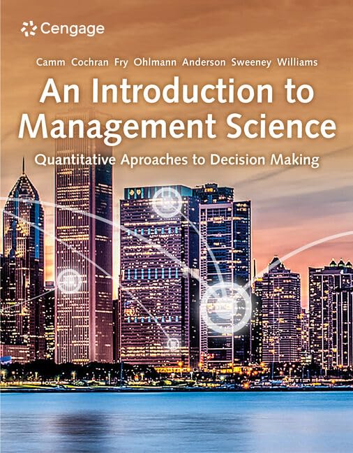 An Introduction to Management Science: Quantitative Approaches to Decision Making Paperback – Big Book, 29 March 2022