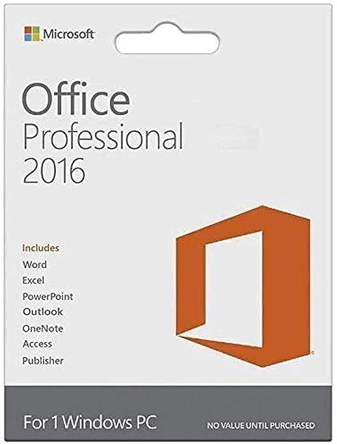 Microsoft Office Professional 2016 1 PC (Lifetime Version) Via Microspartner