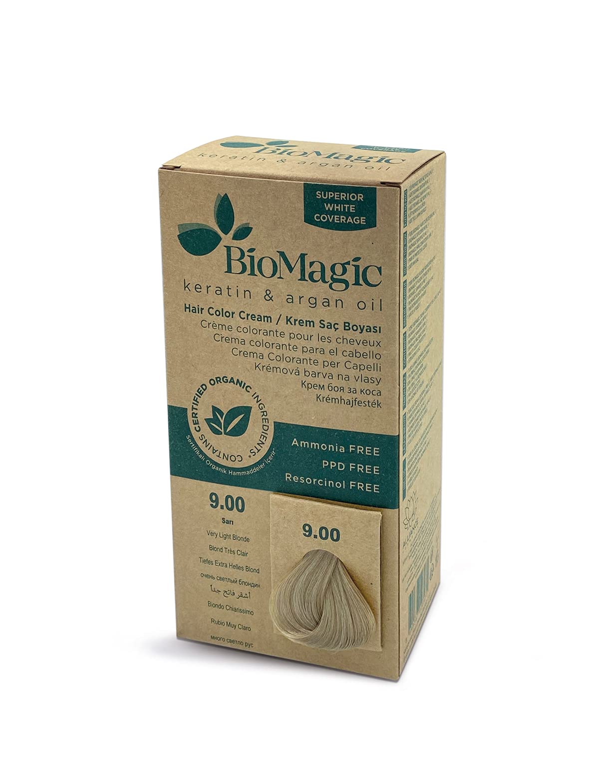 Biomagic Hair Color, 60 ml - 9/00 Very Light Blonde