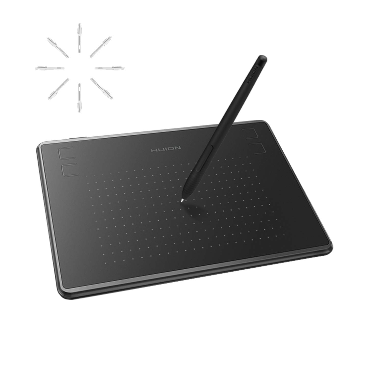 HUION Inspiroy H430P Drawing Tablet 4.8x3 Graphic Tablet with Battery-Free Stylus 4 Hot Keys, Art Tablet for Drawing, Writing, Design, Teaching, Work with Mac, PC, Linux & Mobile