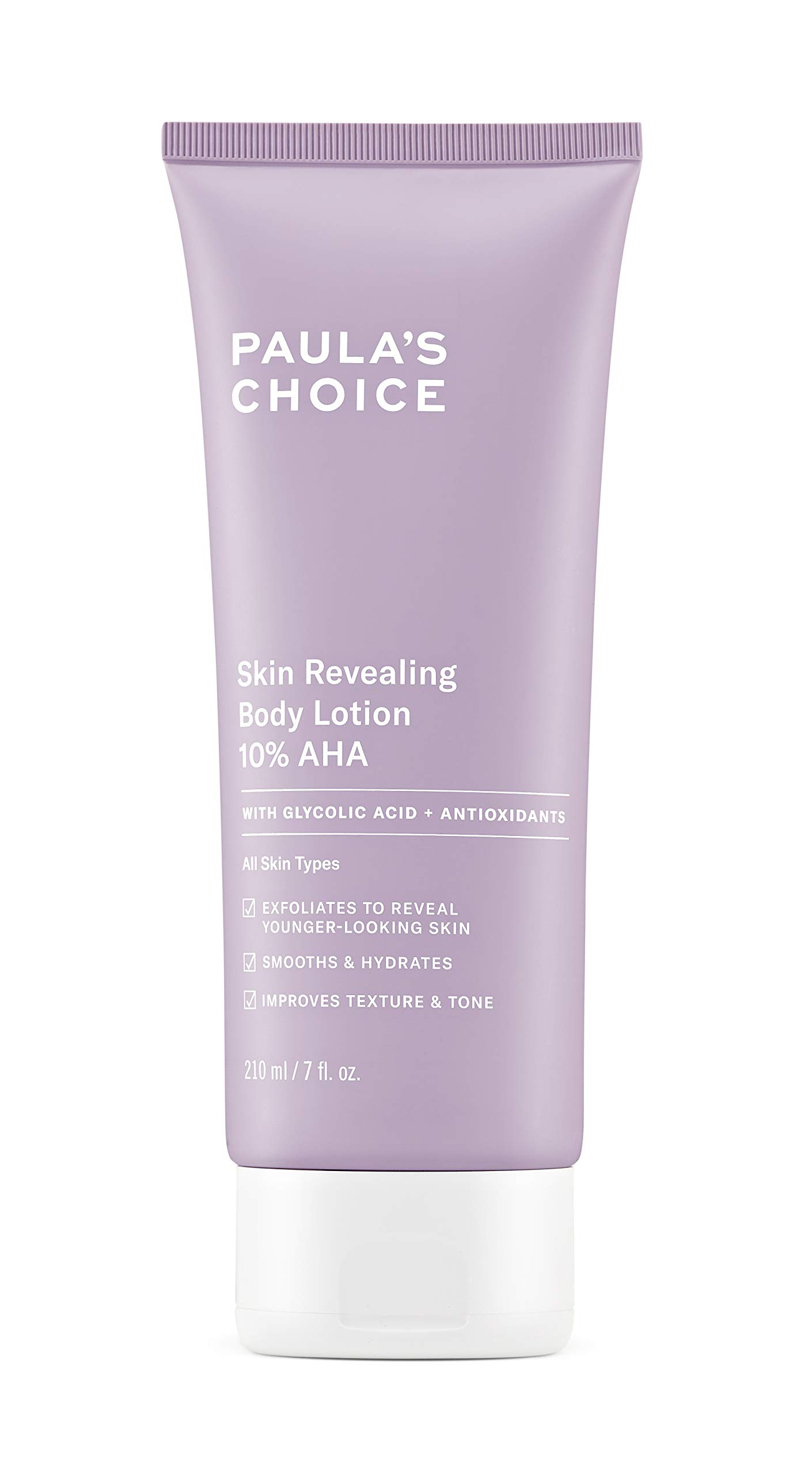 Paula's Choice Skin Revealing Body Lotion 10% AHA, 7 oz bottle with Glycolic Acid and Antioxidants-for Normal Dry and Aged Skin