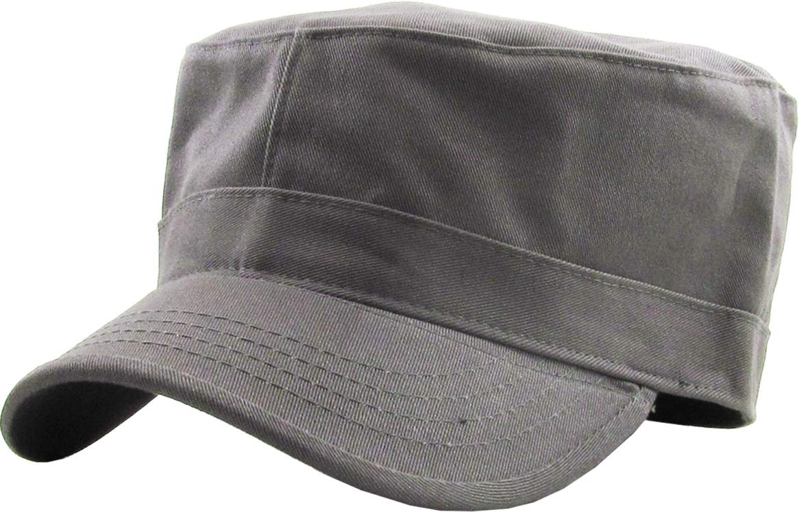 KBETHOSCadet Army Cap Basic Everyday Military Style Hat (Now with STASH Pocket Version Available)