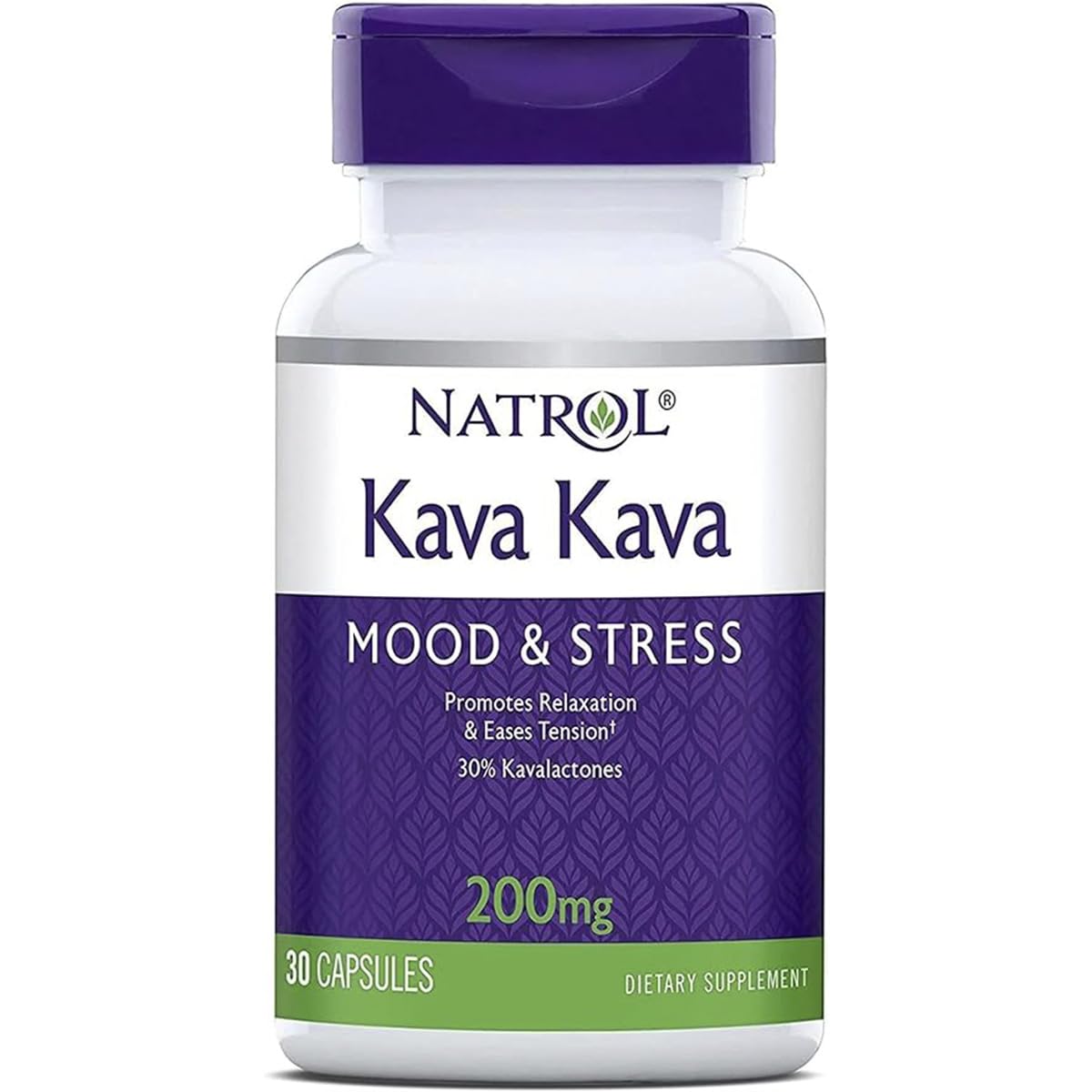 Natrol, Kava Kava Mood & Stress, 200 mg, 30 Capsules