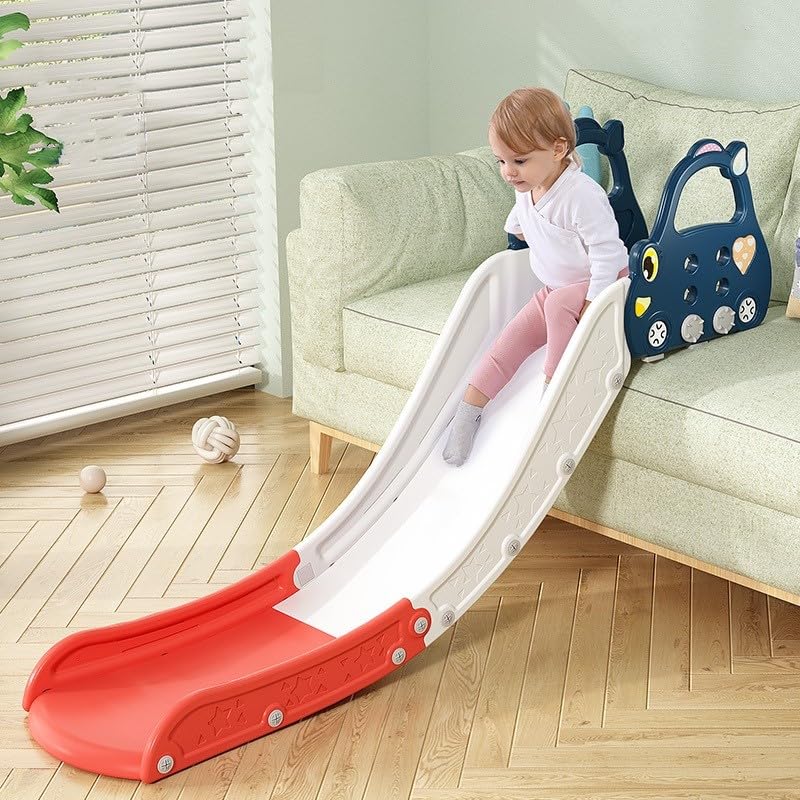 Couch Slide for Toddlers, Indoor Sofa Slide Stair Slide for Kids, 3 Levels of Height Adjustable, Extra Long Bed Slide