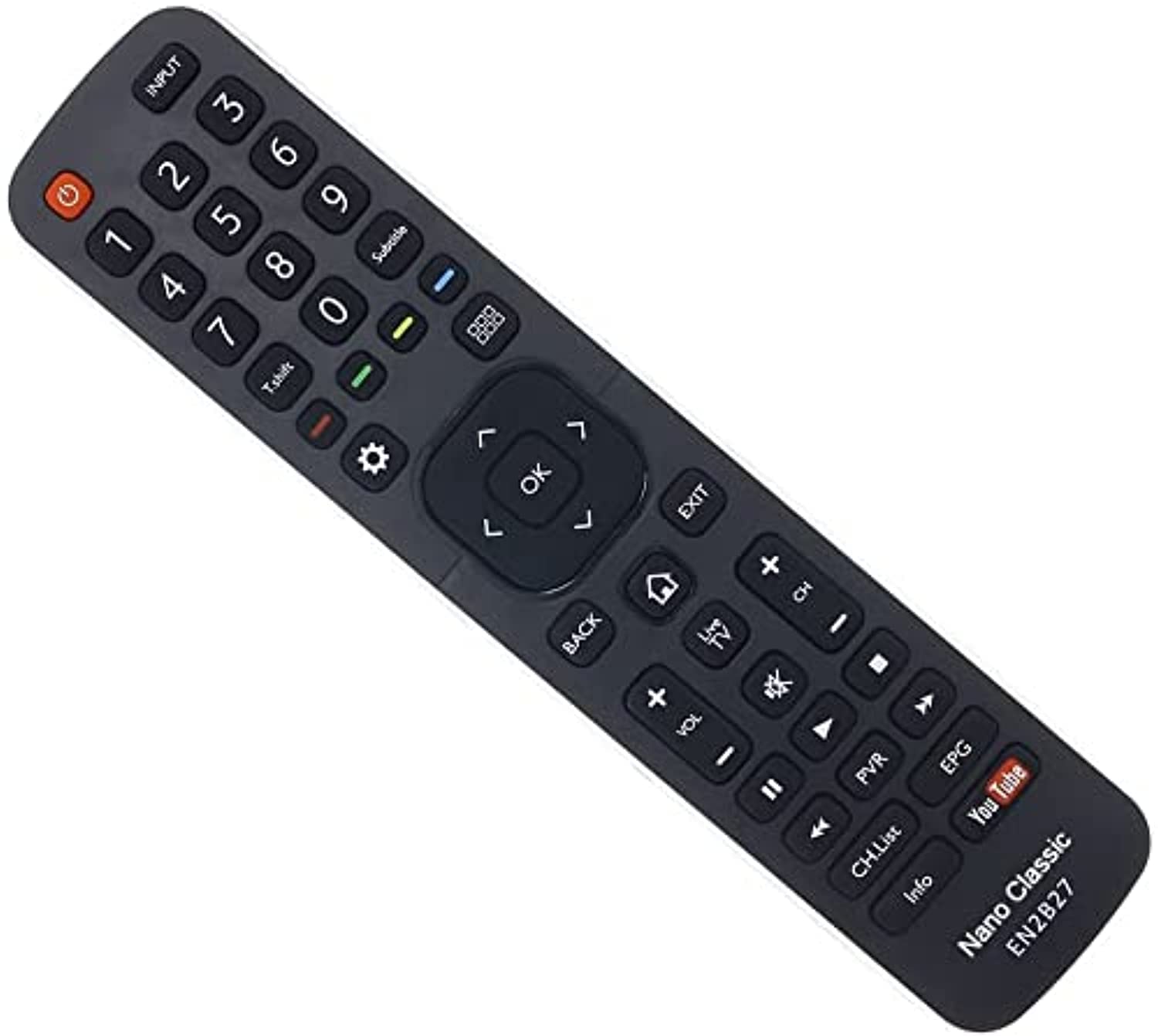 Nano Classic EN-2B27 compatible Remote Control For selected Hisense Smart TV Television