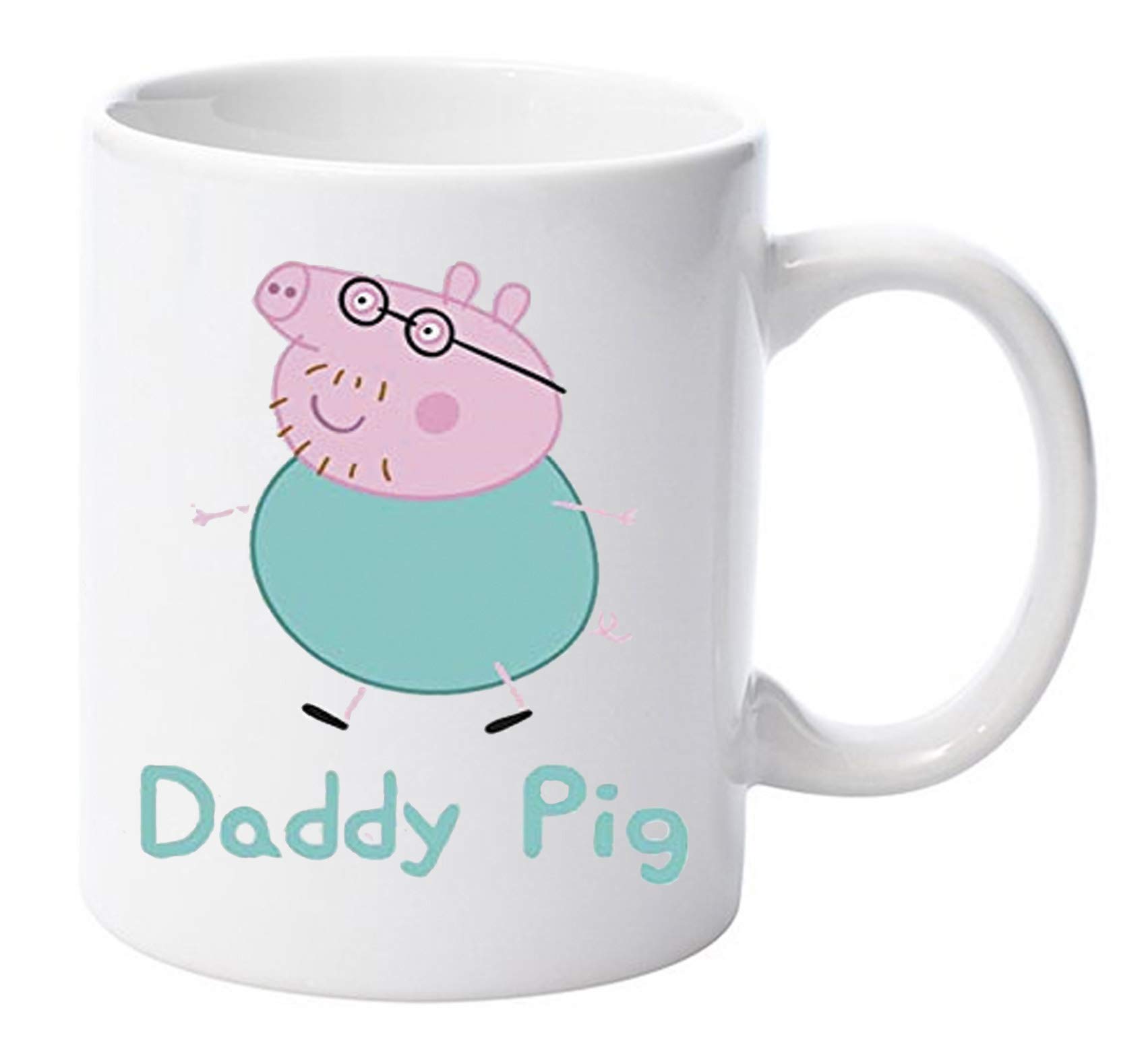 LBS4ALLDaddy Pig 11oz Ceramic Mug Gift Xmas Birthday Christmas Fathers Day