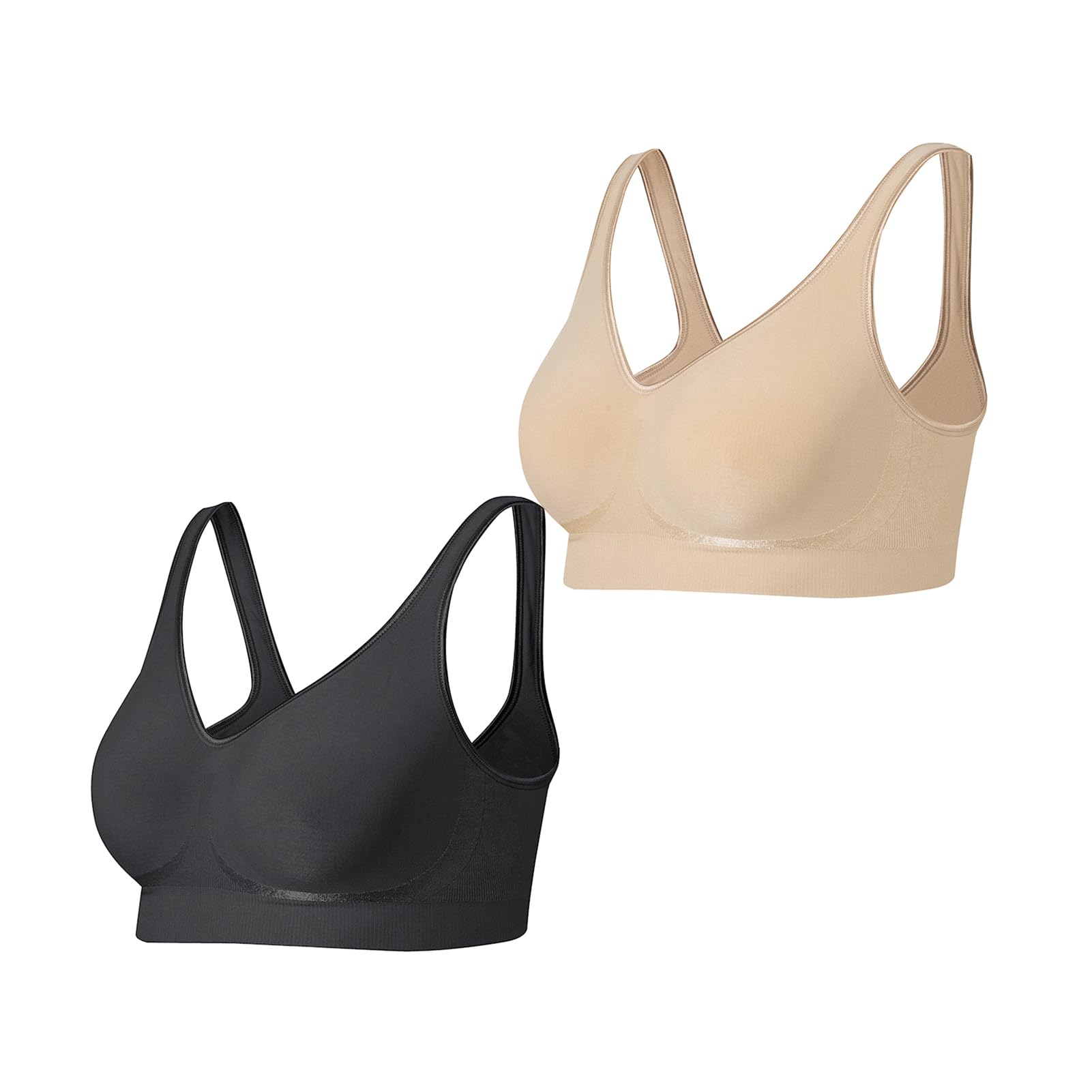 LemefNon Wired Bras for Women Wireless Seamless Bras