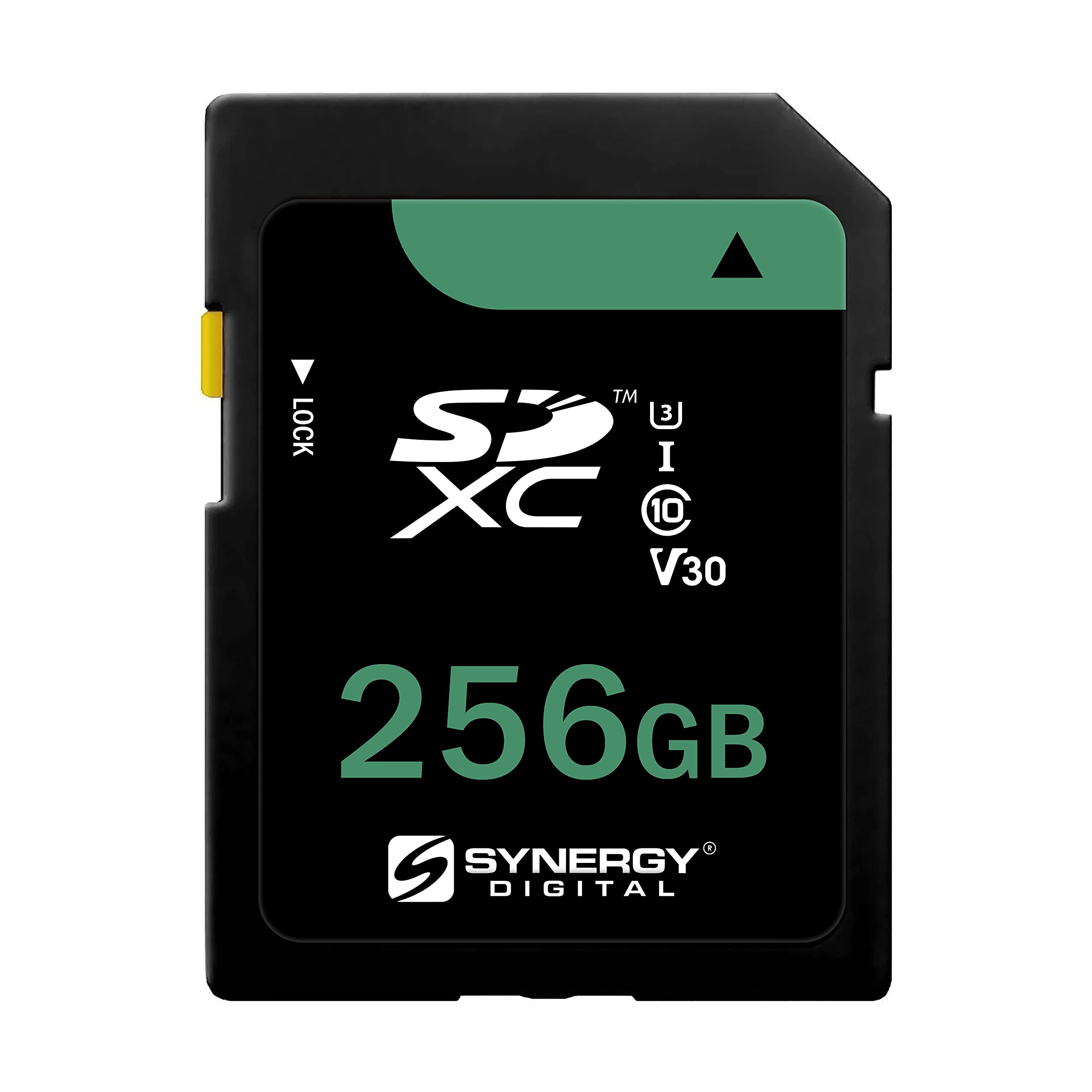 Synergy Digital 256GB, SDXC UHS-I Memory Card, Compatible with Sony ZV-1 Digital Camera - Class 10, U3, 100MB/s, 300 Series