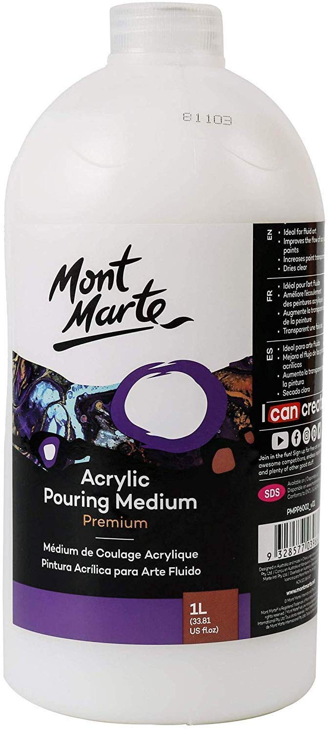 MONT MARTEPremium Acrylic Pouring Medium 1L (33.8oz)