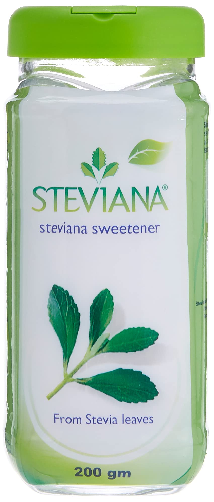 Steviana Natural Sweetener From Stevia Leaves, Zero Calorie - 200g