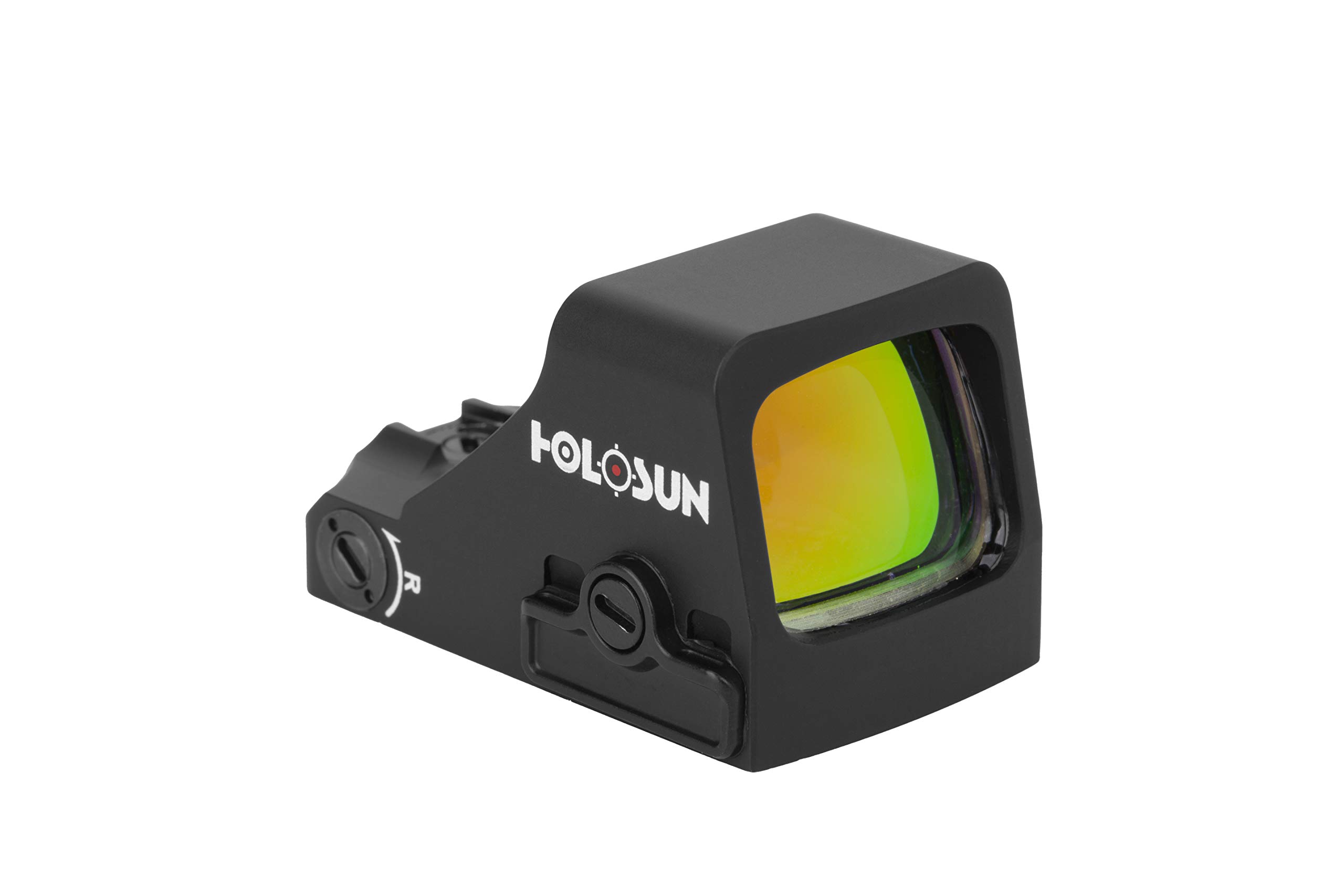 HOLOSUN HE507K-GR X2 / HS507K X2 Multi-Reticle 2 MOA Dot & 32 MOA Circle Open Reflex Pistol Sight - Durable Shake-Awake Parallax-Free Aluminum Sight for Subcompact Handguns - Green & Red Dot Options