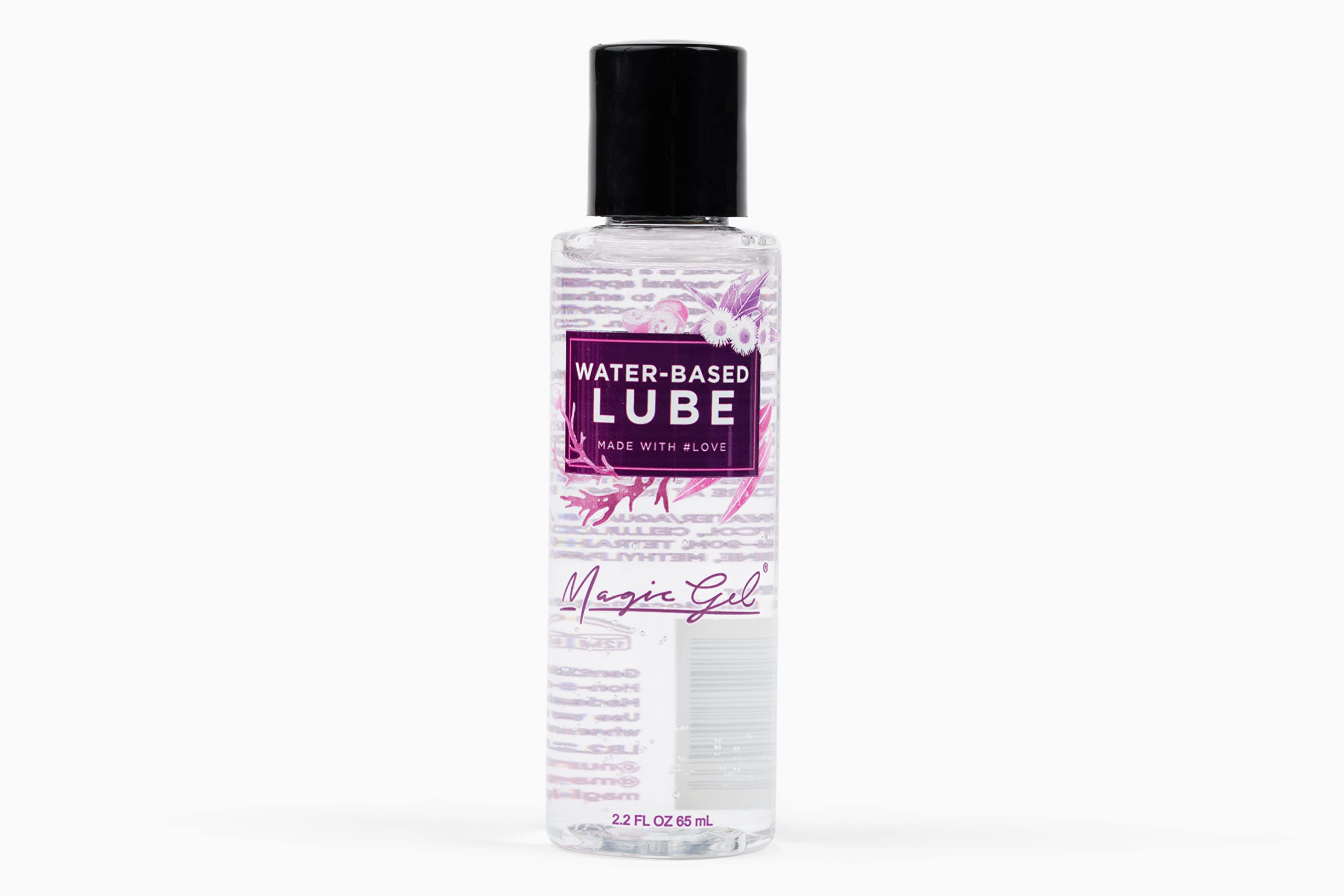 Magic GelWater-Based Personal Lubricant | Lube for Men, Women and Couples | Clear Non-Staining | Unflavored 2.2 Oz