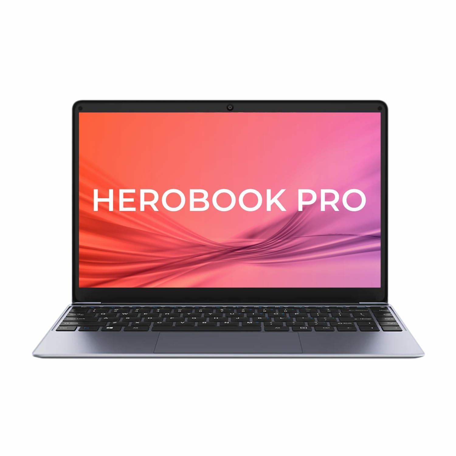 Chuwi HeroBook Pro 14.1'' Intel Celeron N4020 Laptop with 8GB RAM, 256GB SSD, Windows 11, 1TB Expand, FHD IPS, Ultra Slim, USB3.0, Mini-HDMI, Webcam