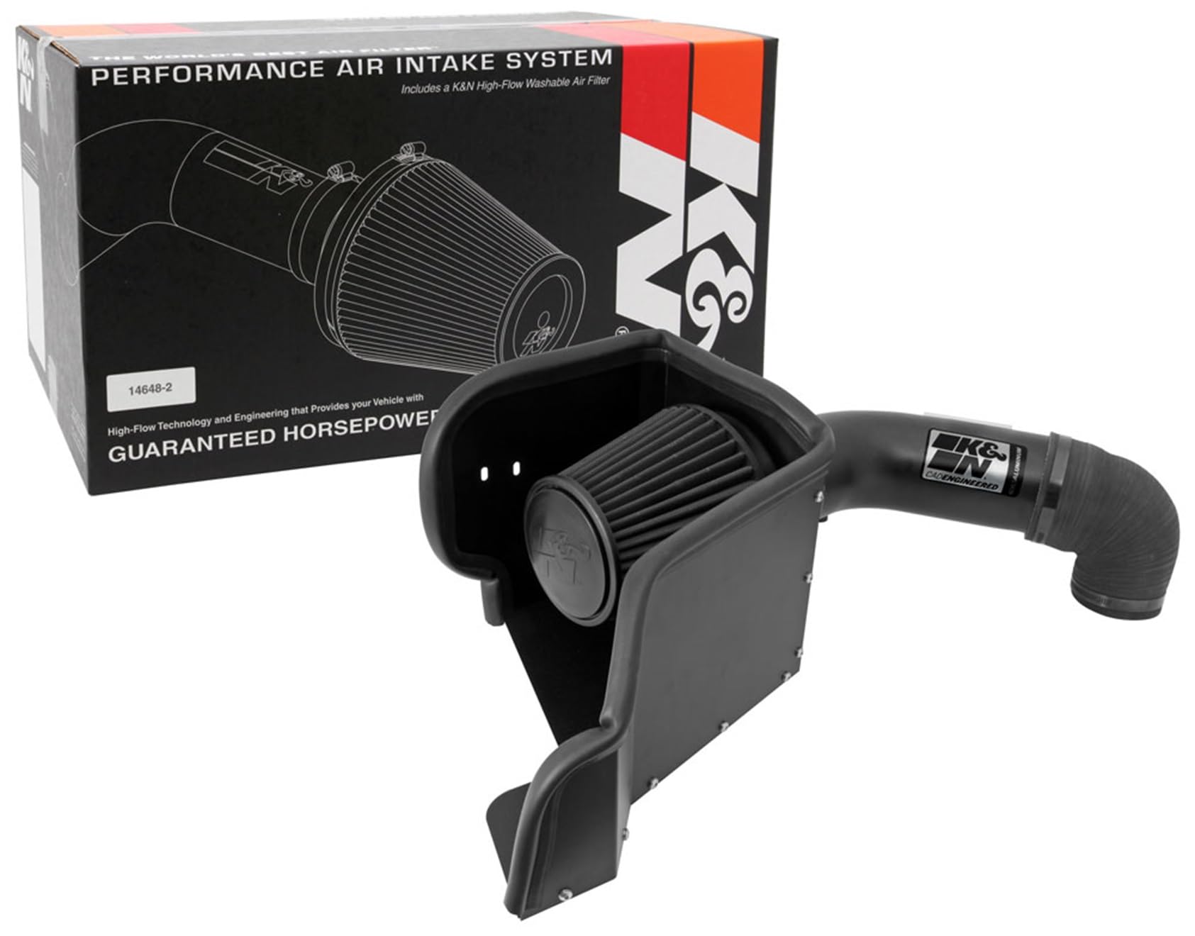 K&N Cold Air Intake Kit: Increase Acceleration & Towing Power, Guaranteed to Increase Horsepower up to 7HP: Compatible with 5.7L, V8, 2009-2019 Dodge/RAM (1500, 2500, 3500, 1500 Classic), 71-1561