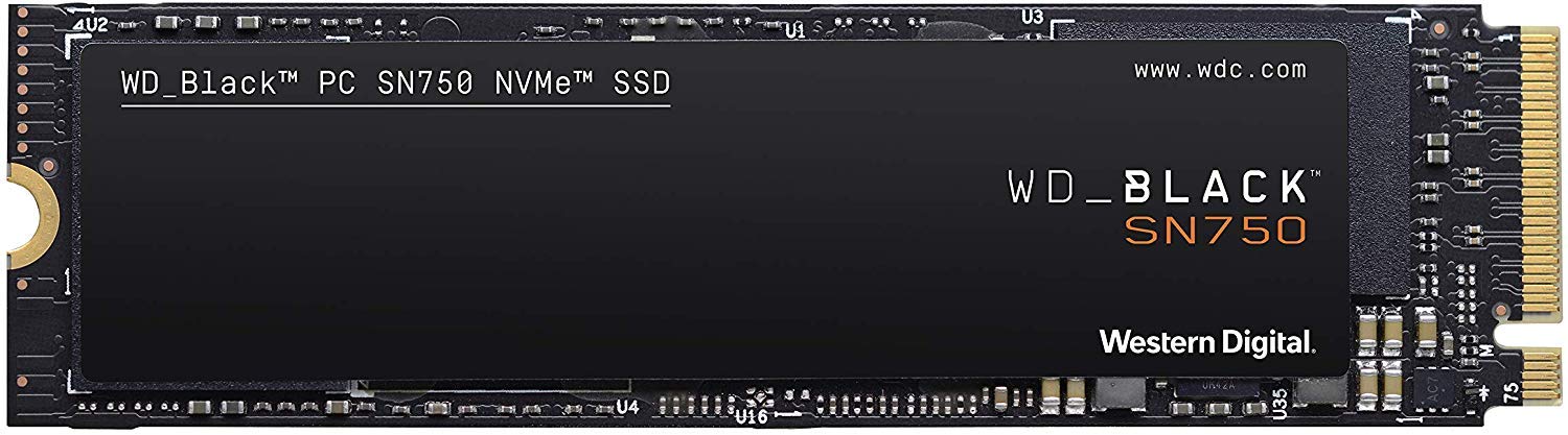 Western Digital1TB SN750 NVMe Internal Gaming SSD Solid State Drive - Gen3 PCIe, M.2 2280, 3D NAND, Up to 3,470 MB/s - WDS100T3X0C