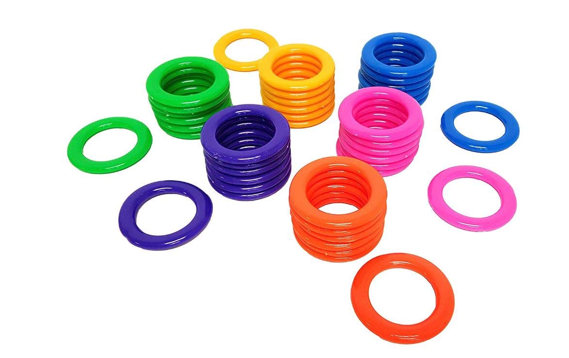 Dondor Enterprises Plastic Cane Rack Rings (30 Piece Pack)