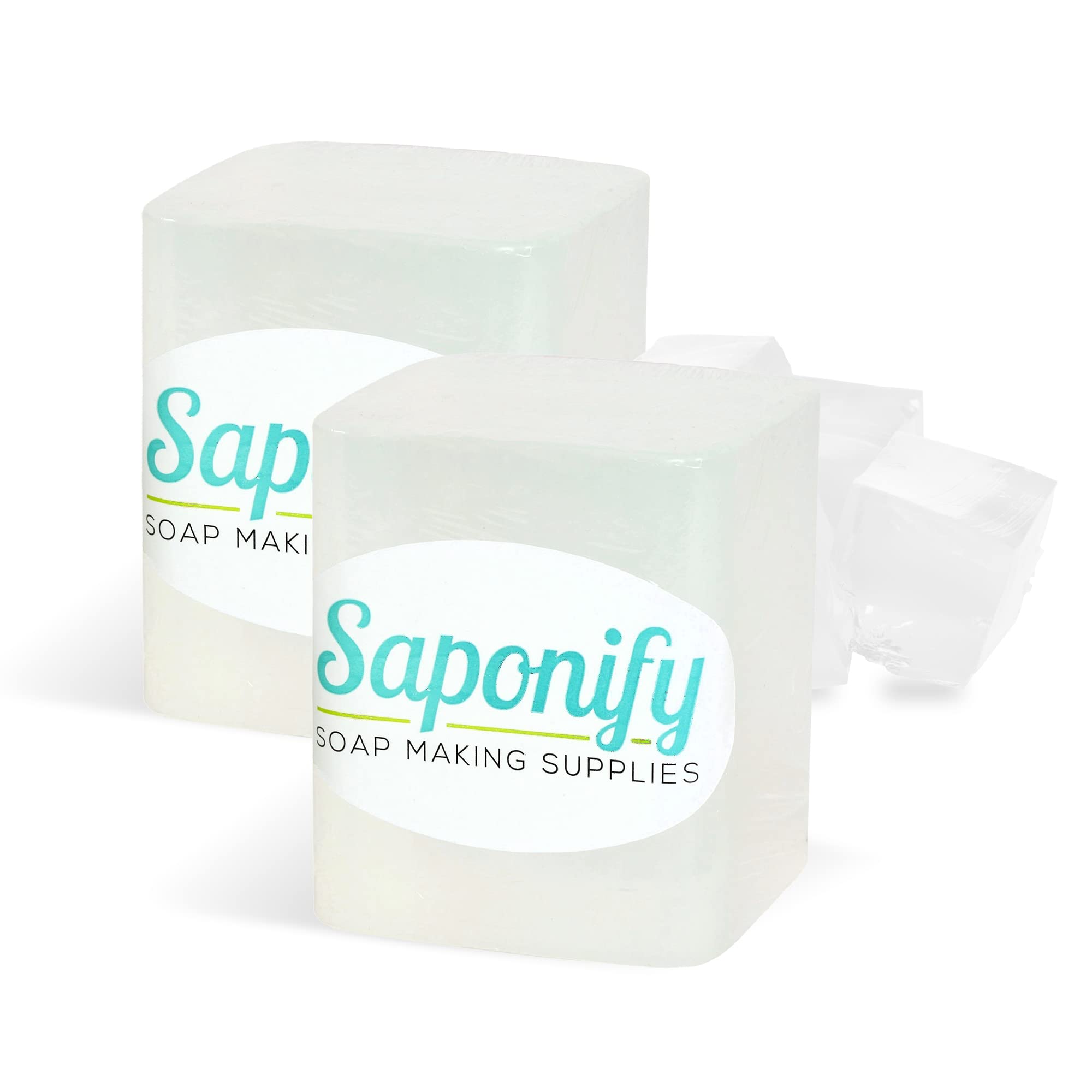 Saponify 0.9kg Clear Melt and Pour Soap Base - Make Your Own Gentle Glycerine Soaps with Our Professional Grade Base