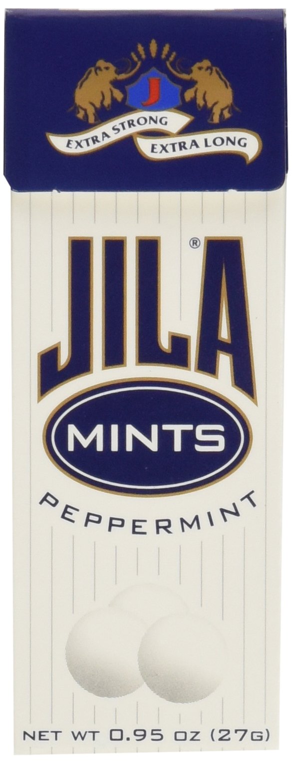 Jila Mints, Peppermint, 0.95-Ounce Packages (Pack of 12)