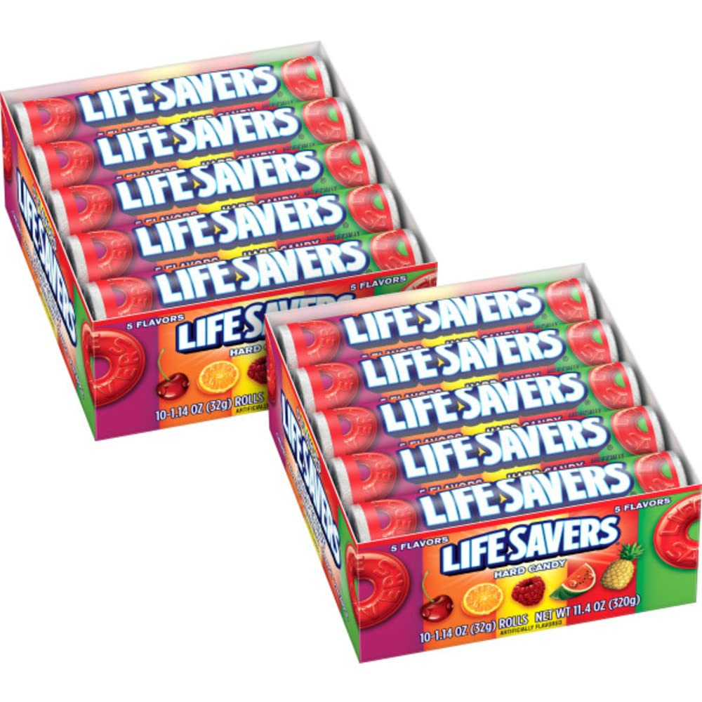 LifeSavers 5 Flavour Candy Roll 20 ct. (CGS65)