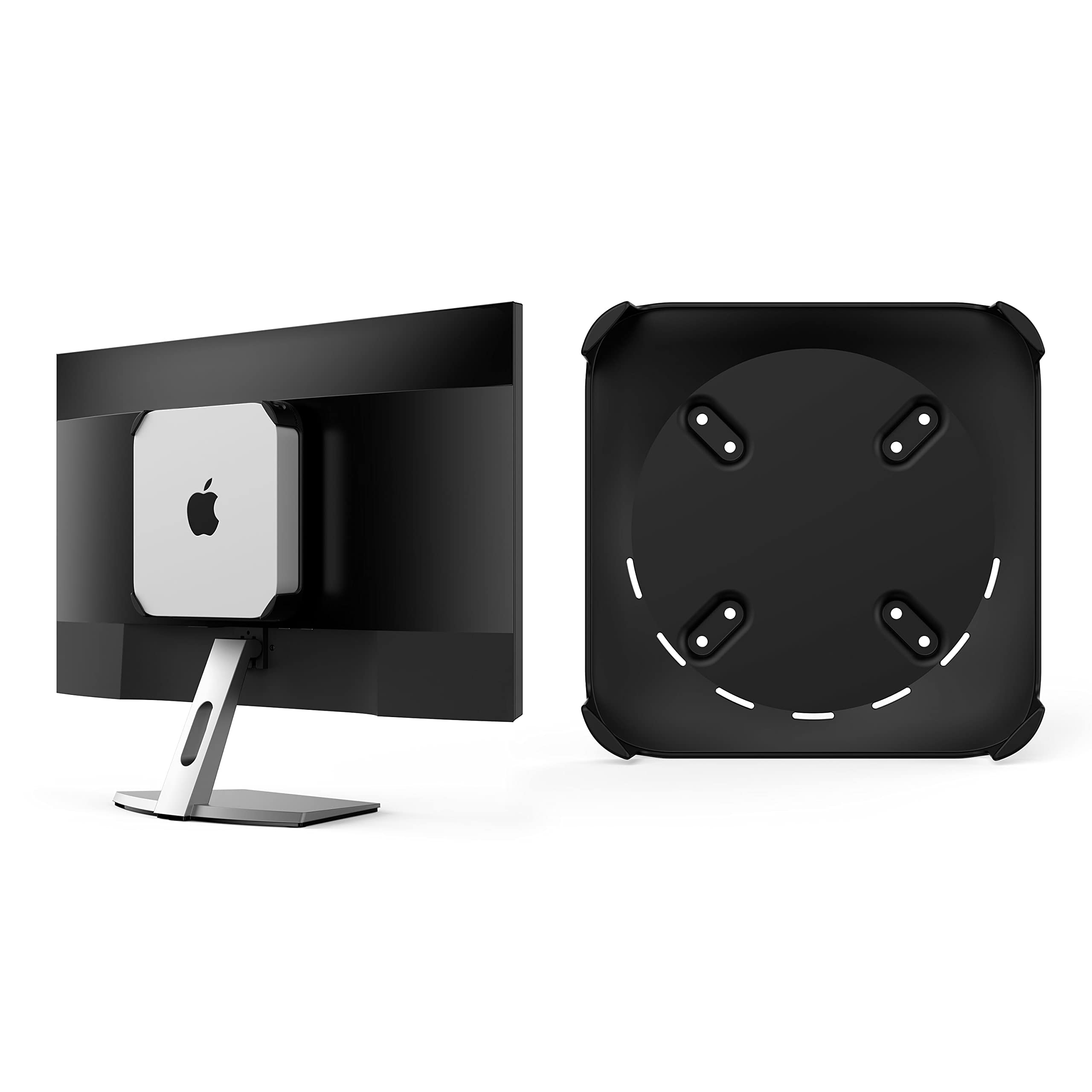 HumanCentricMount Compatible with Mac Mini, Custom Mac Mini Mount. Wall Mount, Rack Mount, Mac Mini Under Desk Mount, Mac Mini Mount Behind Monitor Mac VESA Compatible Mac Mini Monitor Mount