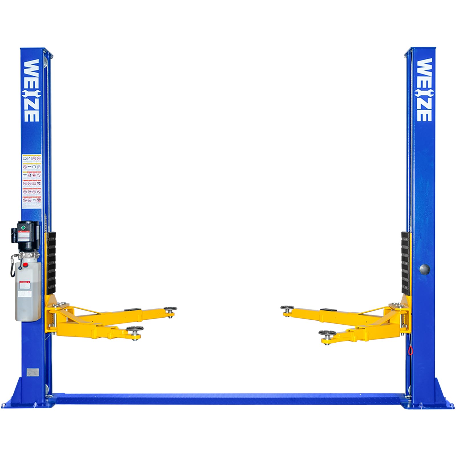 Weize 2 Post Automotive Lift, 11000 lbs Capacity Car Lift with 220V 3HP Motor and Double Point Lock Release