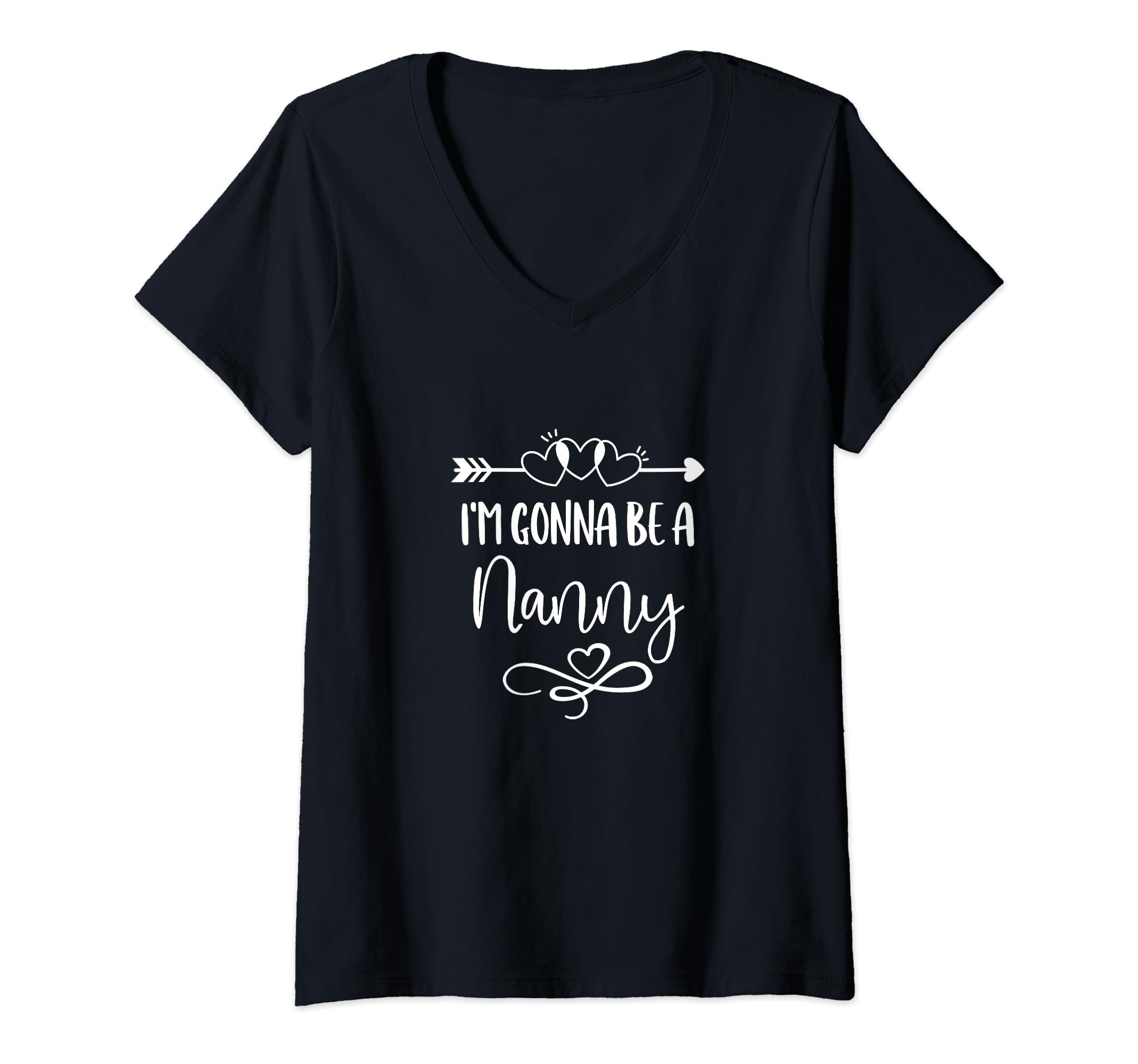 I'm Gonna Be A Nanny Special Grandma V-Neck T-Shirt