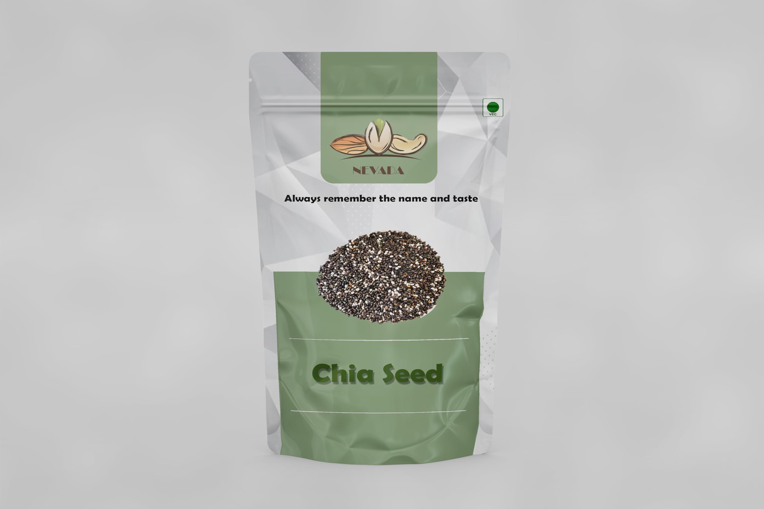 NEVADANEVADA Raw Chia Seeds | Organic Chia seeds | Seeds For Eating |Diet Snacks|Seeds for Weight Loss |High Protein Chia Seeds (1 Kg)